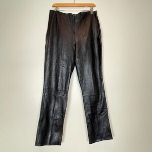 Rem Garson Vintage Leather Pants